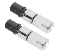 HEMOTON 2 Pezzi Accessori per Bastoncini da Trekking 2 Pezzi Tubo di Espansione Bianco 14 Segmenti Antiscivolo Resistente per Escursionismo e Campeggio Outdoor