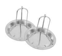 HEMOTON 2 Pezzi Arrosto Inossidabile Rack per Design Distribuzione Uniforme del Accessorio per BBQ e Grigliate