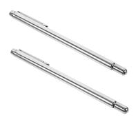 HEMOTON 2 pezzi Bacchette da Rabdomante Portatili in Inossidabile Resistenti e Leggeri per AI e Rilevamento Esterno Superficie Liscia e Design Ergonomico