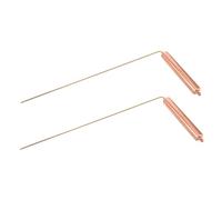 HEMOTON 2 Pezzi Bacchette da Rabdomante Spirituali in Rame per Localizzazione Oro e Acqua Strumenti Radiestesici Leggeri e Compatti per la Casa