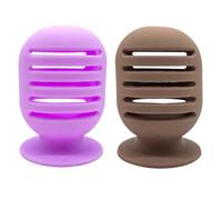 HEMOTON 2 Pezzi Beauty Sponge Box in Silicone, Custodia per Spugnetta Make Up, Portatile e Pratica, per Beauty Egg e Spugna Cosmetica, per Casa e Soggiorno