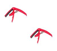 HEMOTON 2 Pezzi Capotasto Per Chitarra Acustica Con Morsetto Liscio E Azione Ukulele Capotasto Per Musica Folk E Country