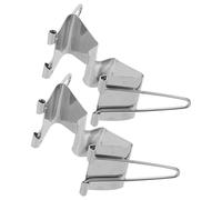 HEMOTON 2 Pezzi Clip Separatore in Acciaio Inossidabile Argento | Flessibilità e Tensione Regolabile, Riassemblaggio Semplice, per Conservare L’opera Durante Trasporto
