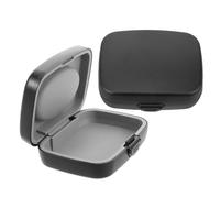 HEMOTON 2 Pezzi Custodia Rigida per Apparecchi Acustici con Interno Imbottito Resistente Spruzzi e Contenitore da Viaggio Tascabile per Protezione Antiurto e Organizzazione Facile