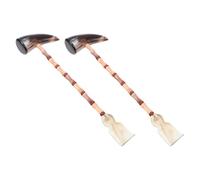 HEMOTON 2 Pezzi Di Martello Massaggiatore In Corno Di Bue Per Prurito Alla Schiena Martello Per Il Corpo Grattaschiena Per Adulti Strumento Per Massaggio Alla Schiena Massaggiatore