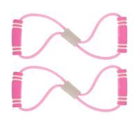 HEMOTON 2 Pezzi Fascia Elastica a Forma di 8 per Allenamento Braccia e Spalle, Leggera in Lattice e Pet, per Stretching e Viaggi, Elastico Terapeutico per Donne