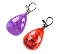 HEMOTON 2 Pezzi Gancio Luce di Sicurezza night light luci di fascino del collare ciondolo luce di sicurezza per animali domestici torcia ricaricabile ciondolo di avvertimento per cani