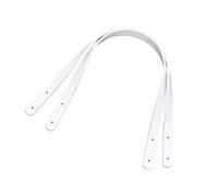 HEMOTON 2 Pezzi Manico per Borsa in PU 60cm con Rivetti, Stile Classico | Fori Preforati e Montaggio Fai da Te, Ricambio per Tracolla e Pochette, 5 Rivetti per Cinghia