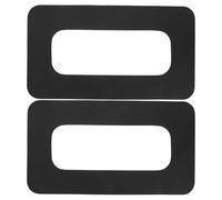 HEMOTON 2 Pezzi Patch Connettore per Scatola Pinne in PVC Nero per Tavola da Surf e Paddleboard, Accessorio per Sport Acquatici Montaggio Preciso e Miglior Controllo in Acqua