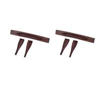 HEMOTON 2 Pezzi Per Sostituire Il Tuo Vecchio Ponte Per Chitarra Go105 in Palissandro Per Basso