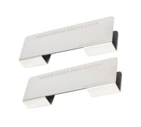 HEMOTON 2 Pezzi Protezioni Metalliche per Cerchi Batteria Clip Supporto per Grancassa in Legno Protezione Anti-danneggiamento e Anti- Robusto per Performance e Registrazioni