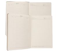 HEMOTON 2 Pezzi Quaderno da Scrittura Business Portatile A5 Copertina in Pu e Carta, per Ufficio e Conferenze, Taccuino Personale per Dipendenti e Dirigenti