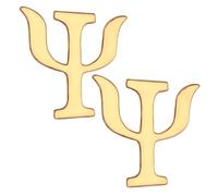 HEMOTON 2 pezzi Spille Psicologia Vintage Spille Alfabeto in Lega Decorativa per Donna e Uomo Accessori per Vestiti Cappelli e Calze Design Creativo e Multifunzionale