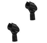 HEMOTON 2 Pezzi Staffa Di Clip Morsetto Per Microfono Clip Universale Per Supporto Per Microfono Portatile Alimentazione Del Microfono Clip Per Microfono Affidabile Clip Per Supporto Per