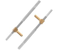 HEMOTON 2 Pezzi Viti per Pomelli Fiocco Violino in Metallo, Facili da Installare e Leggere, Accessori Professionali per Riparazione Arco Viola e Violino Stile Casuale