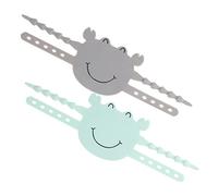 HEMOTON 2 Pz blocco silenzioso impostato fermate box auto spacco fienile chiusura a scatto porte kit copertura chiusura porta strumento porta blocco del rumore Gel di silice