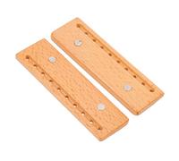 HEMOTON 2 Pz Clip Di Legno Magnetiche Bottoni Automatici a Pressione Magnete Rettangolo Borsetta