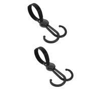 HEMOTON 2 Pz gancio per bicicletta appendiabiti accessorio passeggino gancio portaborse rastrelliera biciclette vagoni passeggini grucce comodi ganci per passeggino gancio per passeggino