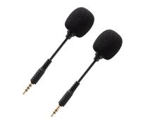 HEMOTON 2 Pz mini microfono mini microfoni microfono pieghevole microfono per laptop mobile mini telefono microfono del computer microfono per il canto domestico scheda audio rame