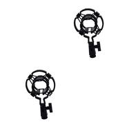 HEMOTON 2 Pz staffa del microfono brightness le affidabili the colors radio Misurazione supporto da tavolo asta microfonica Accessori clip del microfono supporto per microfono montare