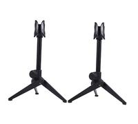 HEMOTON 2 Pz Supporto Per Microfono Asta Microfonica Triangolare Supporti Per Tablet Microfono Portatile Ripiano Per Microfono Cavalletto Per Tablet Scaffale Da Scrivania Cosplay