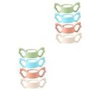 HEMOTON 2 Set Accessori Per Maniglie Di Bottiglie Maniglie Delle Bottiglie Presa Del Biberon Per Neonati Manici Per Bottiglie Di Latte Manico Per Biberon Neonato Gel Di Silice 4 Pezzi*2