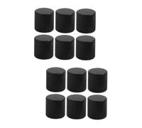 HEMOTON 2 Set Di Manopole Piatte Per Chitarra Da 6 Mm Per La Sostituzione Di Chitarre Elettriche Manopole Nere Per Basso Compatibilità 6 Pezzi*2