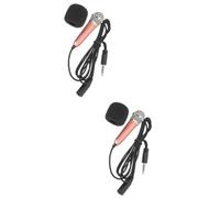HEMOTON 2 Set Di Mini Microfoni Per Cellulare Microfono Portatile Per La Registrazione Di Canti E La Realizzazione Di Video Per Occasioni Speciali