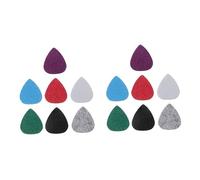 HEMOTON 2 Set Di Plettri Per Chitarra Comodi E Adatti Per Basso Elettrico Acustico Ukulele Plettro in Feltro Plettro Per Basso 7 Pezzi * 2