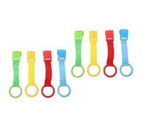 HEMOTON 2 Set Di Tiranti Per Culla Per Bambini Piccoli Che Imparano A Tirare in Piedi Tirati A Mano Per Bambini Colori Materiale Sicuro Facile Da Usare Per Box Per Bambini 4 Pezzi * 2