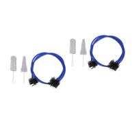HEMOTON 2 Set piccola spazzola per la pulizia pennello a tromba kit per la pulizia della tromba pulitore di buca spazzola per buca fornitura di pulizia kit pulizia trombone Metallo