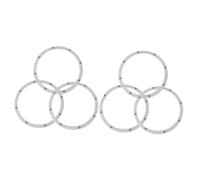 HEMOTON 2 Set Vassoio Girevole Pigro Porta Spezie Girevole Vassoio Girevole in Plastica Per Esporre Piccoli Vassoi Portaoggetti 3 Pezzi * 2