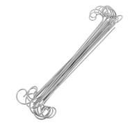 HEMOTON 20 Pezzi Gancio per Cartelli in Metallo, Supporto da Giardino | Ferro Resistente, Design Elegante Salvaspazio, per Etichette Orto e Cartelli in Ardesia