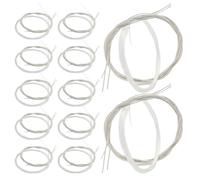 HEMOTON 24pezzi Corde Chitarra Classica Nylon Trasparente da Corde per Chitarra Acustica e Classica Fissaggio Media Tensione Suono Limpido e Basso Rumore per Pratica e Concerti