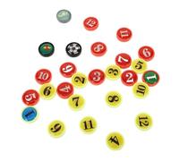 HEMOTON 27 Pezzi Calamite Per Lavagna Da Allenamento Calcio Piccoli Elementi Magnetici Di Ricambio Per Lavagna Accessori Per Sportivo