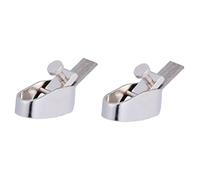 HEMOTON 2Pcs Pollice Pialla Violino Aereo Cutter Curvo Aereo Cutter Ottone Aereo Cutter Violino Strumento Lavorazione Del Legno Aereo Cutter Ottone Liutaio Strumenti Violino