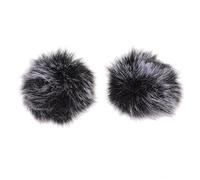 HEMOTON 2pezzi Copertura per Microfono in Peluche Antispruzzo per Microfono Protezione da Umidità e Sporco Design in Lana Artificiale