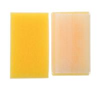 HEMOTON 2pezzi Spazzola Sensoriale per Ragazzo Ragazza e Ragazzo Ragazza Spugna Massaggiante da Bagno Riutilizzabile per Capelli e Capelluto Strumento per Sviluppo Sensoriale