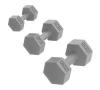 HEMOTON 3 manubri in miniatura per casa delle bambole, palestra, realistici, mini ornamenti per il fitness, decorazione di scena, giochi di ruolo e collezionismo