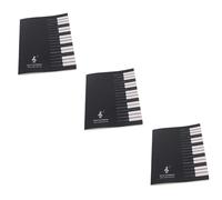 HEMOTON 3 Pezzi Di Quaderno Musicale Con Linguette Copertina Rigida Per Pianoforte Ufficio Scuola Forniture Protegge Gli Occhi Studente Essenziale