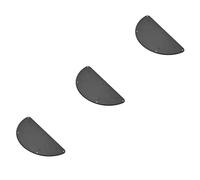 HEMOTON 3 Pezzi Piastra Posteriore Per Chitarra Elettrica Battipenna Per Basso Battipenna Di Ricambio Piastra Posteriore in Plastica Robusta Antigraffio