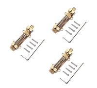 HEMOTON 3 Pz Accessori Tremolo Kit Chitarra Elettrica Accessori Del Corredo Montaggio in Cavità Posteriore Accessorio Per Chitarra Stabilizzatore Dello Strumento Ottone Suite
