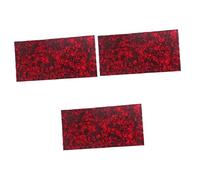 HEMOTON 3 Pz Materiale Per Battipenna Per Chitarra Acustica Spazi Vuoti Del Battipenna Plettro Per Chitarra Battipenna Per Chitarra Vuoto Lama Del Raschietto Rosso Chitarra Elettrica