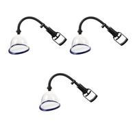 HEMOTON 3 Set attrezzo massaggiatore portatile portable massager circolazione sanguigna cofanetto the cofanetto mini massaggiatore Petto pompa gomma da cancellare Black