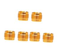 HEMOTON 3 Set Di Adattatori Per Clip Per Microfono in Acciaio Inossidabile Filettatura Da 3/8 A 5/8 Per Supporto Per Microfono Vite Di Conversione Antiurto 2 Pezzi*3