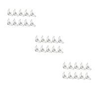 HEMOTON 3 Set Di Di Montaggio Per Tromba Con Chiave in Argento Adatte Universalmente Per Trombe Facili Da Usare 10 Pezzi*3