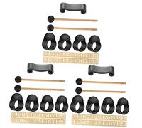 HEMOTON 3 Set Di Manicotti Per Dita Per Tamburo A Lingua Plettri in Silicone Martelletto Per Batteria Ad Aria Per Esercitarsi