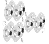 HEMOTON 3 Set Di Piastre Jack Per Chitarra Elettrica Piastra Jack Di Ingresso Per Chitarra Elettrica Piastra Jack Di Ricambio Per Chitarre Elettriche 4 Pezzi*3