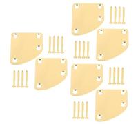HEMOTON 3 Set Di Piastre Per Manico in Metallo Per Chitarra Basso Elettrico Viti Avanzate Facile Installazione 2 Pezzi * 3