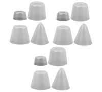 HEMOTON 3 Set per ocarina tappo in silicone per flauto tappo del boccaglio per la pratica astuccio silicone copertura del copri per ocarine Anti collisione sc